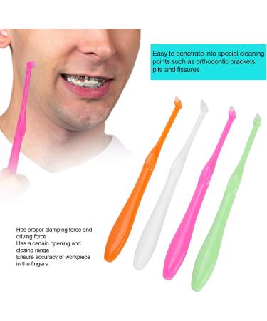 Orthodontic Dental Brush Set - 4-Part Toothbrush for Braces & Bridges Soft Slim Interdental Cleaners for Optimal Oral Care - Buy Online on GoSupps.com