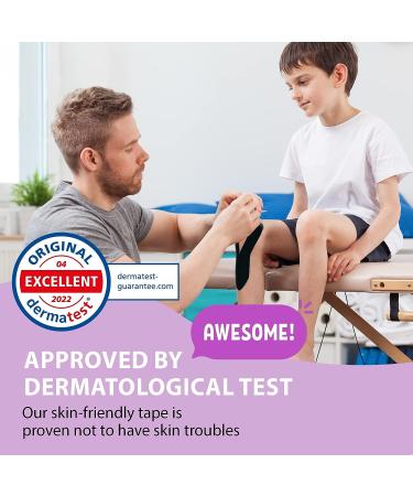 Haruto Life UP Extra Sensitive Kinesiology Tape - Dermatologically Tested, Latex Free Beige Roll for Sensitive Skin - Ideal for Injury, Pregnant Women, Office Workers & Children - Buy Online on GoSupps.com