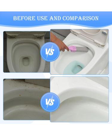 Pumice Stone Toilet Brush Set - 3 Pieces with Handle for Effective Toilet Cleaning | Gray & Pink | International Shipping Available - Buy Online on GoSupps.com