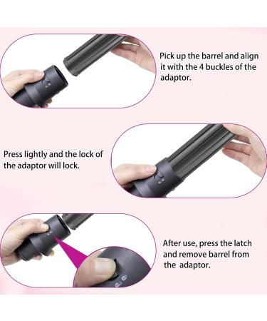 Buy 1.6 Inch/40MM Long Hair Curling Barrels for Dyson Airwrap Styler HS05/HS01 - Adapter Included | International Shipping - Buy Online on GoSupps.com