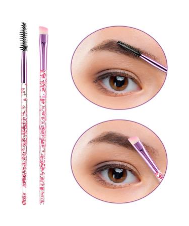 Buy Glitter Crystal Makeup Brush Set - 10Pcs Rose Pink Sparkle Brushes | Premium Cosmetic Brush Kit for Foundation Eyeshadow & More | International Shipping Available - Buy Online on GoSupps.com