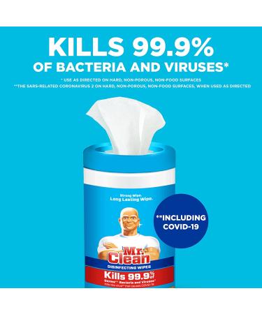 Mr Clean Citrus Disinfecting Sanitizing Wipes - 75 Count (Pack of 3) - Buy Online on GoSupps.com
