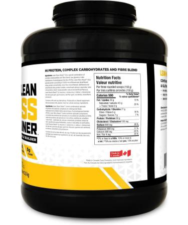BioX Lean Mass Gainer | Low Lactose Sustained-Release Protein Matrix Gainer with No Added Sugar | 590 Calories 50G Protein 5G Fibre | 23+ Servings 3.50KG (Chocolate) - Buy Online on GoSupps.com