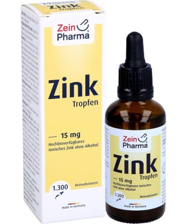  ZeinPharma Zein Pharma Zinc Drops 15 mg - 50 ml - Buy Online on GoSupps.com