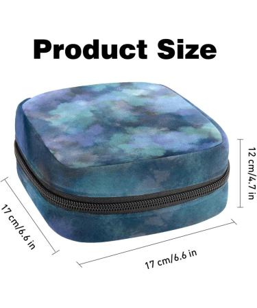 Colorful Batik Menstruation Bag for Women & Girls | Zippered Napkin & Tampon Organizer - Buy Online on GoSupps.com