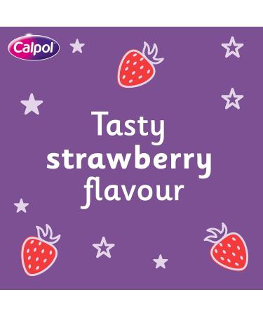 Calpol Infant Oral Suspension 100ml | Paracetamol Strawberry Flavour Liquid | Sugar & Colour-Free - Buy Online on GoSupps.com