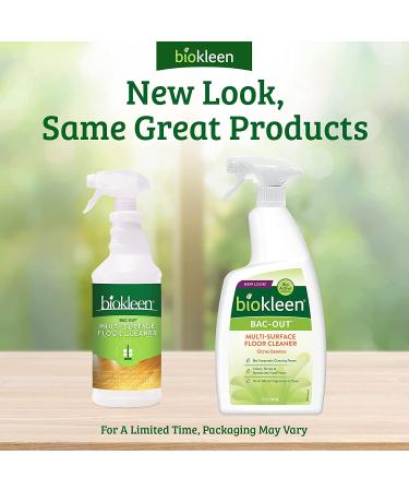 Biokleen Bac-Out Multi-Surface Floor Cleaner - Eco-Friendly, Non-Toxic, Plant-Based | 32 oz - Buy Online on GoSupps.com