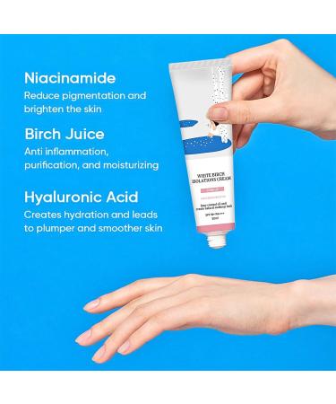 Korean Sunscreen SPF 50+ Birch Juice Moisturizing Suncream SPF 50+ PA++++ Organic Sun Cream SPF 50 for Face Body Even Skin Tone Strong UV Protection 50ml 1 - Buy Online on GoSupps.com