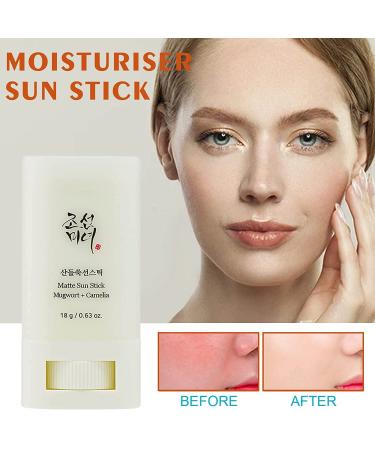 Joseon Sunscreen Stick SPF50 - Matte Mugwort & Camellia Sun Cream (2pcs) for All Skin Types - Buy Online on GoSupps.com