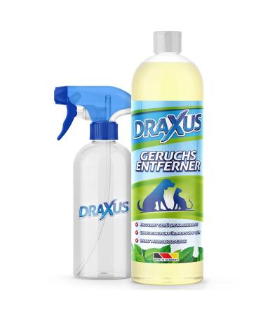 Draxus odor remover against cat urine and dogurine I microbiological odor neutralizers including mixed bottle I results in up to 10 liters of enzyme cleaner - Buy Online on GoSupps.com