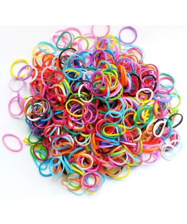 PET SHOW Pet Rubber Bands for Doll Dog Cat Hair Bows Grooming Accessories Color Assorted Pack of 1000