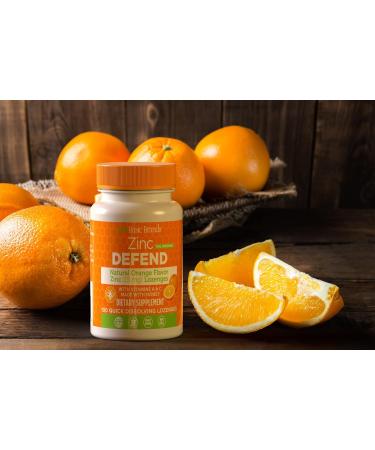 Basic Brands Zinc Orange Defend - 100 Lozenges - Natural Orange Flavor Zinc Lozenges - Immune Boost Cold Relief Non-GMO Zinc Acetate & Vitamin C - 2-Pack Orange 100 Count (Pack of 2) - Buy Online on GoSupps.com
