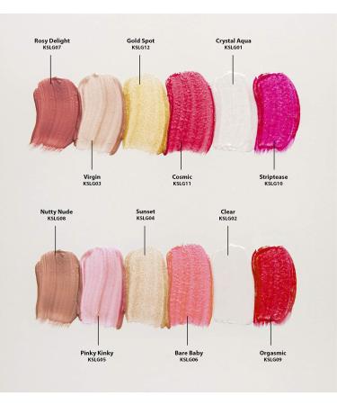 KISS Glam Shine Vita Lip Gloss 3-Pack - Virgin Sunset Pinky Kinky Collection - Buy Online on GoSupps.com