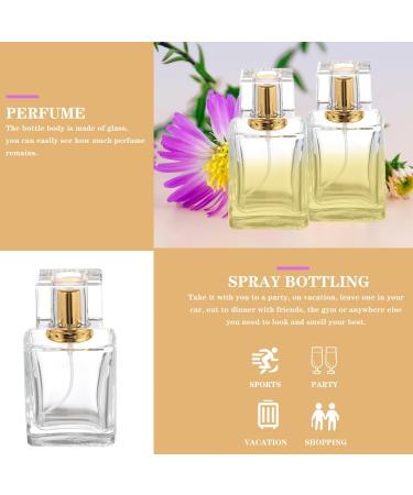 Buy SOLUSTRE Refillable Gold Perfume Spray Bottle | Travel-Friendly Glass Atomizer for Perfume | Compact Perfume Sprayer for International Shipping - Buy Online on GoSupps.com