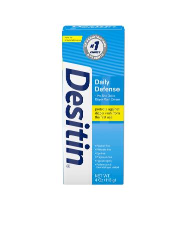 Desitin Diaper Rash Cream Daily Defense 4 oz (113 g)