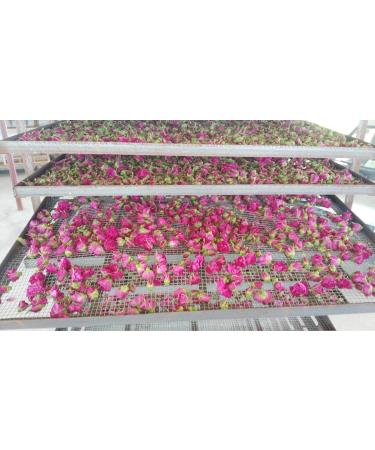 TooGet Red Rose Buds Flower Herbal Tea Fragrant Rosebuds Loose Leaf Tea Culinary Food Grade - 225g Red 225g - Buy Online on GoSupps.com