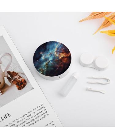 Portable Galaxy Space Contact Lens Case - Travel-Friendly Storage Box for Contact Lenses - Buy Online on GoSupps.com
