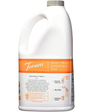 Torani Real Fruit Smoothie Peach Mix - Delicious and Easy to Make - Buy Online on GoSupps.com