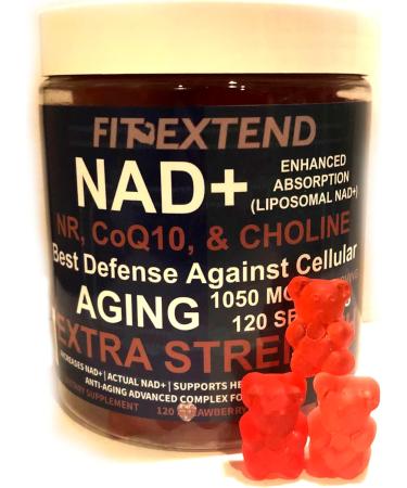 NAD for Anti-Aging 120 Days Gummies 1050mg nicotinamide adenine dinucleotide with NR nicotinamide riboside Chloride Sugar Free Vegan Women Men Unisex Choline coq10 Liposomal NAD Plus + - Buy Online on GoSupps.com