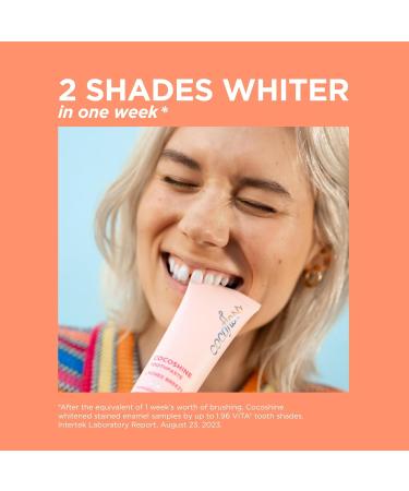 Cocofloss Cocoshine Whitening Toothpaste - Fluoride-Free n-HA Formula for Sensitive Teeth Kid-Friendly Lychee Breeze 3.4 oz - Remineralize & Repair Your Smile - Buy Online on GoSupps.com