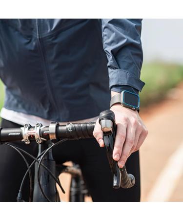 RHINOSHIELD Bumper Case for Apple Watch Series 8/7 45mm - Lightweight & Shock Absorbent | Slim Protective Cover (Black) - Buy Online on GoSupps.com