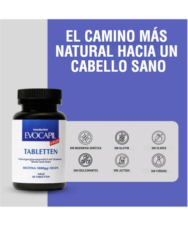 Evocapil Plus Vitamins for Hair Loss and After Hair Transplant with Biotin and Selenium (3) - Buy Online on GoSupps.com