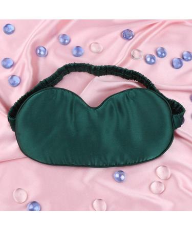 Milisten Friends Green Silk Eye Mask Blindfold for Night Sleeping and Travel - Elastic Strap, Men, Women, Students - Sleep Mask - Buy Online on GoSupps.com