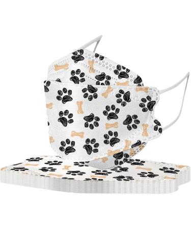 Gigimountain 50 Pack Children's 4-Layer Disposable Face Masks with Cartoon Motifs - Breathable Mouth-Nose Protection 3D Design Bandana Neck Scarf - Buy Online on GoSupps.com