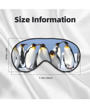 Sleep Mask Eye for Men & Women | Soft Blackout Eye Masks for Better Sleep | Travel & Camping Essentials | Perfect Gifts - Penguin - Buy Online on GoSupps.com