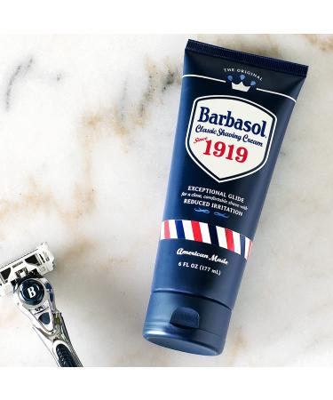 Barbasol 1919 Classic Shaving Cream - Timeless Men's Grooming Essential - Buy Online on GoSupps.com