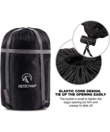 REDCAMP Sleeping Bag Compression Sack Black XL - 40L for Backpacking and Camping - Buy Online on GoSupps.com