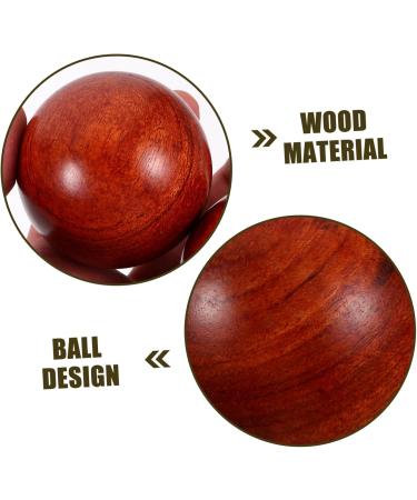 Collbath 2st Wooden Fitness & Massage Balls - Stress Relief Exercise Balls | 5cm Handy Gymnasium Tools for Crafting - Buy Online on GoSupps.com