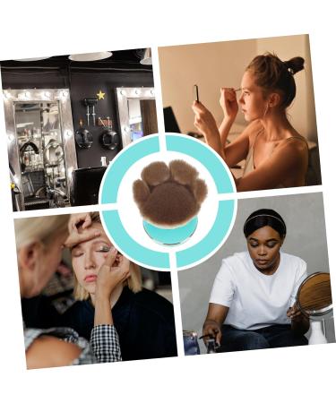 Healeved 1pc Cat Claw Loose Powder Brush Powder Blush Brush Makeup Supplies Fluffy Loose Powder Foundation Brush Makeup Brush Foundation Brush for Liquid Makeup Cream Blush Artificial Fiber 6.5x4.5cm Green - Buy Online on GoSupps.com