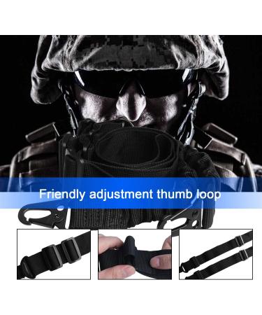 HANAMO 2 Point Rifle Sling with QD Sling Bases - Adjustable, Quick Release, Black - Buy Online on GoSupps.com