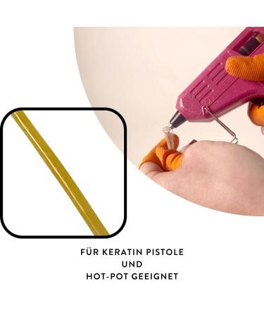 Hair2Heart Keratin Stick for Hair Extensions - Light Blonde - Easy Application & Maximum Hold - 1 Piece - Buy Online on GoSupps.com