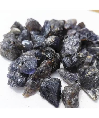 Crystal Rough Natural Iolite Stones Rough Cordierite Crystal Specimen (Color : 500g)