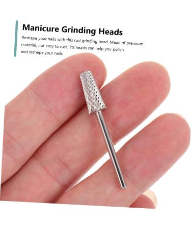 FRCOLOR nail polisher manicure supplies nail polishing bits nail cleaner tool pedicure polishing drill Nail File Drill Bit nail polishing heads nail tool Tungsten steel plastic Remover - Buy Online on GoSupps.com