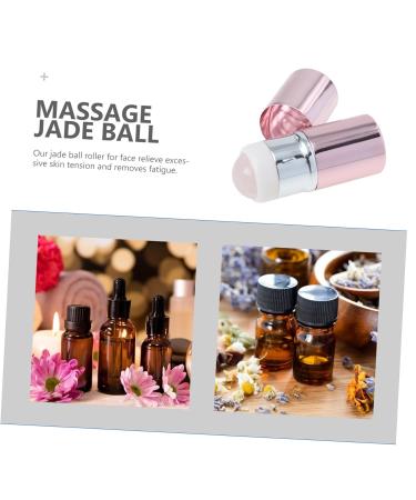 Jade Roller & Massage Stone - Cooling Jade Ball Facial Massage Tool for Travel & Relaxation - Buy Online on GoSupps.com
