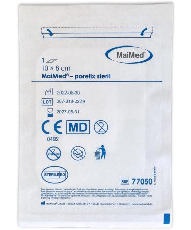 Buy Large Sterile Wound Plaster 10x8 cm - Sensitive & Latex-Free Dressing - 25 Individually Packed - Buy Online on GoSupps.com