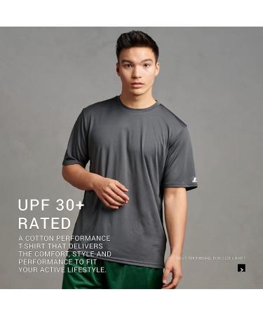 Russell Athletic Men's Performance T-Shirt - 3XL Black | Moisture-Wicking & Breathable - Buy Online on GoSupps.com