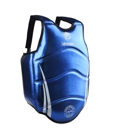 ASTSTAND Chest Guard Boxing Body Protector Kickboxing Martial Arts Muay Thai MMA Armour BLUE Medium