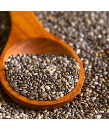 Kuchnia Zdrowia Chia Seeds 500g - High Quality Vegan Superfood in Resealable Packaging - Naturally Healthy Snack - Buy Online on GoSupps.com
