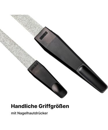 Sonnenschein by Hans Kniebes Nail File 15 cm from Germany for Manicure and Pedicure Sapphire File with Coarse and Fine Coating Side Set of 5 15 cm 15 cm 5 - Buy Online on GoSupps.com