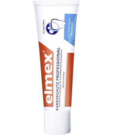 Elmex Caries Protection Professional Toothpaste - Pack of 3 (3 x 75 ml) | Best for Cavity Prevention | International Shipping - Buy Online on GoSupps.com