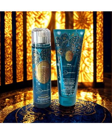 Bath & Body Works PRINCESS COLLECTION Fine Fragrance Mist & Ultimate Hydration Body Cream 2-piece Gift Set with a Bow for Holidays - Full Size Limited Edition (Jasmine) - Buy Online on GoSupps.com