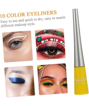 FRCOLOR 20 pcs Pen Colorful Colour Liquid Long Eye Matte Cosmetics Eyeliner Make Up Waterproof Colors - Buy Online on GoSupps.com
