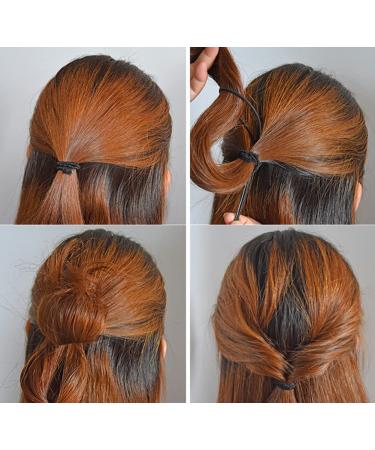 Ponytail Hair Clip - DIY Styling Magic Accessories (Black 2 Pack) | International Shipping Available - Buy Online on GoSupps.com