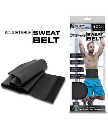 Aduro Waist Trainer Sweat Belt: Men Women Body Shaper Exercise Belt - Buy Online on GoSupps.com
