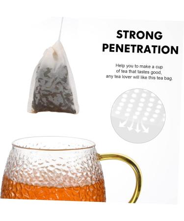  LABRIMP LABRIMP Pack of 200 Mesh Tea Filters with Drawstring for Loose Leaf Tea Easy to Use Infuser Bags Perfect for Infusion - Buy Online on GoSupps.com