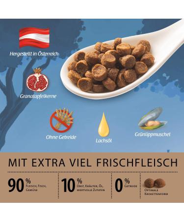 GranataPet Mini Royal Poultry and Salmon Junior Dog Food 1 kg - Buy Online on GoSupps.com